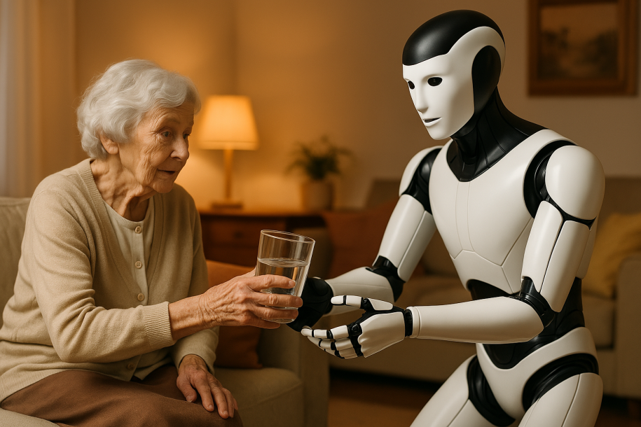 Künstliche Intelligenz und humanoide Roboter in sozialen Diensten: Die Zukunft der Pflege?